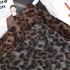 Falda de Sirena con Estampado de Leopardo de Moda para Mujer, Falda Lápiz Ajustada, Nueva Falda Midi de Ante Sintético Otoño 2025