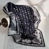 Bufanda Cuadrada de Seda y Lana de Moda de Doble Cara Mismo Color Bufanda de Seda y Lana de Nicho Bufanda Simple de Seda y Lana de Alta Calidad