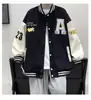 Jaqueta de Beisebol Nova Outono 2026 Masculina Casual Versátil Color Block Jaqueta Masculina Estilosa Top