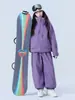 Conjunto de Macacão de Ski para Mulheres e Homens, Impermeável para Snowboard, Espessado, Costuras Totalmente Seladas, Macacão de Neve Profissional, Conjunto de Blusa e Calça 3L