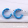 Amazon Simple Moda C Círculo Geométrico Acrílico Pendientes Pendientes Color Caramelo Moda Exagerada Pendientes Joyería Mujeres