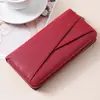 Bolsa de passaporte grande capacidade com múltiplos porta-cartões estilo japonês transfronteiriça, bolsa de mão com padrão lichia, bolsa para celular, carteira