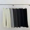 Colección de Comercio Exterior Thirteen Lines Otoño/Invierno 2026 Tela Básica de Cobre Amida Pantalones Casuales de Cintura Alta Adelgazantes para Mujer