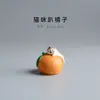 ZAKKA Mercearia Japonesa Artesanato em Resina Enfeites Decorações para Casa Gato Laranja Acessórios para Interior de Carro