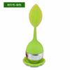 Big eyes 304 aço inoxidável dreno de chá silicone máquina de chá presente ferramenta de filtro de chá