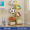 Estante de Baloncesto para el Hogar Estante de Almacenamiento de Baloncesto Mesa de Tiro de Fútbol para Jardín de Infancia Tenis de Mesa Bádminton Productos Deportivos y de Fitness Cesta de Almacenamiento