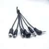 Cable de Carga Uno a Seis, Caja de Batería Segura de Fuente de Alimentación Externa de Emergencia, Cable de Datos Externo en Ángulo de 2.5/3.5