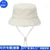 Sombrero de Pescador de Ala Ancha Doble Cara Transfronterizo Estilo Japonés Rpet Lana de Cordero Sombrero Cubeta Poliéster Algodón Sombrero de Pescador Fábrica de Personalización
