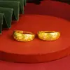 Aretes Color Oro Arena para Mujer, Duraderos, Aretes de Dragón y Fénix de Bolsillo, Aleación de Cobre Estilo Étnico, Aretes de Imitación Oro para Personas de Mediana Edad y Mayores