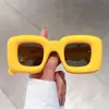 Gafas de Fiesta Nuevas, Lindas y Divertidas para Niños, Gafas de Sol Cuadradas de Marco Grande para Tomar Fotos, Gafas Inflables de Protección Solar