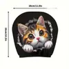 Funda de reposacabezas de coche de dibujos animados linda, funda de cojín de coche de animales, funda de almohada para cuello de coche suave