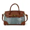 Bolsas Infantis Europeias e Americanas Tendência Cor Contrastante Platina para Meninas Moda Estilo Passarela Texturizada Bolsa de Ombro Transversal Bolsa de Batom