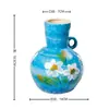 Nuevo Juego de Pequeños Jarrones Cerámicos Coloridos Pintados a Mano Estilo Chino, Recipiente para Arreglos Florales, Decoración de Mesa para Sala de Estar, Adornos de Porcelana