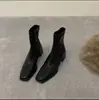 Botas Martin blancas de alta gama, botines estilo francés, nueva colección otoño y verano, forradas de felpa, botas ajustadas para mujer