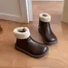 Botas Martin de Invierno para Niña, Adelgazantes, Forradas de Polar, Cremallera Lateral, Botas de Nieve 2026, Botines Súper Lindos, de Suela Gruesa, Cálidos, Zapatos de Algodón