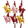 2026 Año del Caballo Linterna Nueva Linterna de Dibujos Animados Juguete Linterna Portátil Luminosa para Niños Juguete de Feria de Templos Al por Mayor Multicolor