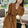 Mono de Trabajo Delgado de Verano Estilo Wasteland para Mujer, Juvenil y Chic, Nuevo Estilo de Lujo Ligero con Cordón