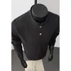 Novedad Otoño 2026 Camiseta de Manga Larga Estilo Hong Kong Patrón de Olas Oversize Cuello Alto M-5X HT26679-TeP20