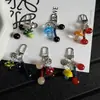Colgante redondo de cuentas de hongo lindo de dopamina colorida nuevo llavero multifuncional versátil accesorio para bolso