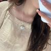 S999 Plata de Pie Cerradura de Bambú Paso a Paso para Hombres y Mujeres Sección de Bambú Plata de Ley Cerradura de Larga Vida Colgante Pulsera DIY Colgante de Collar