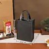 Festival do Meio Outono Presentear Sacola Não Tecida Espessa Sacola Tote Grande Ecológica Sacola de Presente Sacola com Zíper para Bebidas Personalização