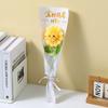 Ramo de girasoles diy tejido a mano terminado regalo examen de ingreso temporada de graduación regalo práctico