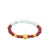 Pulsera de Cinabrio Femenina Arena de Rejalgar Pulsera de Círculo Único Kao Gong de la Costa Loto Alto Contenido Pulsera Benmingnian ins