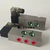 Válvula Solenoide Cinco Vias Duas Posições Válvula Solenoide de Aço Inoxidável Válvula Solenoide 4V310-10 4M310-08 4M310-10