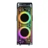 Audio para Carrito Popular Transparente Estilo Mecha Bluetooth Inalámbrico Altavoz Popular para Exteriores Audio Subwoofer Multifunción