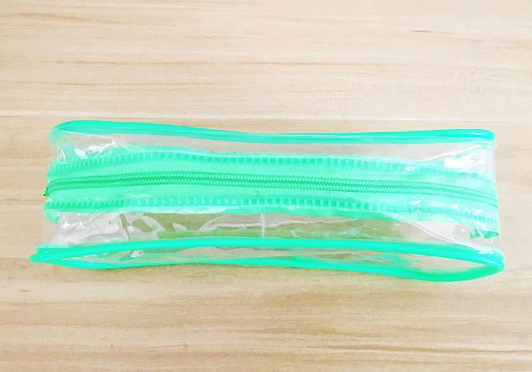 厂家定制透明PVC胶骨袋 立体PVC圆筒袋 高频电压软PVC