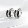 Amazon Wish Nuevos Exquisitos Pendientes de Zirconia de Lujo para Mujer Pendientes de Zirconia con Micro Diamantes de Alta Calidad para Mujer Aro de Círculo