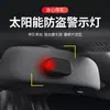 Luz Solar Antirrobo Montada en Vehículo Alarma de Parpadeo de Advertencia Artificial Luz Decorativa para Coche Motocicleta Luz Led