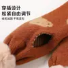 Bufanda de Invierno para Niños con Pompón y Cruz, Protector de Cuello Caliente para Bebés, Calentador de Cuello a Cuadros Florales a Prueba de Viento para Niños y Niñas