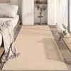 Tapete Japonês Simples de Imitação de Caxemira para Casa, Cobertor Longo para Quarto, ao Lado da Cama, Resistente a Manchas, Fácil de Cuidar, Tapete Decorativo para Piso da Sala de Estar