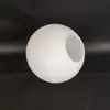 Abajur Redondo de Vidro Fosco Branco Leitoso com Abertura Única, Cobertura Redonda em Formato de Concha, Abajur de Mesa, Lustre de Teto, DIY Metabo