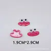 Boca de salchicha linda fea parche de resina brillante pegamento en crema DIY funda de teléfono móvil accesorios para el cabello pinza para el cabello colgante material accesorios lote