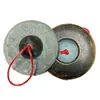 Címbalo de Atrito Pequeno de Cobre 90mm Sino de Cobre Estilo Antigo Rao Artesanato em Metal Instrumento Musical Antigo