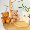 Chaveiro Pingente Boneca Urso Vestido Brinquedo de Pelúcia Ursinho de Pelúcia Evento da Temporada de Formatura Presente com Impressão de Logo