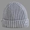 Gorro de Lã Bordado com Logotipo Personalizado para Mulheres no Outono e Inverno Novo Estilo Gorro Tricotado Rasgado Estilo Coreano Fashion Casual Chapéu Quente Masculino