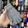 Guantes de punto de lana de color caramelo de Corea del Sur, de color sólido, para invierno, para mujer, con dedos expuestos, pantalla táctil, cálidos, resistentes al viento, para montar a caballo, venta al por mayor