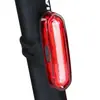 Luz Trasera para Bicicleta Johorse de Alto Brillo, Correa de Silicona de Liberación Rápida para Casco y Mochila, para Ciclismo Nocturno, Directamente de la Fábrica Fuente al por Mayor
