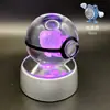 Adorno de Bola de Cristal de Elfo de Bolsillo 3D Pichu Bulbasaur Periférico de Pokemon Regalo de Cumpleaños