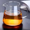 Alto teor de borosilicato com alça de camada única Fair Cup Kung Fu Tea Set Copo uniforme de vidro Transparente Chá Sea Split Tea Set