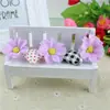Flor Artificial Flor de Seda Flor de Tecido Cabeça de Flor Crisântemo Pequeno Cabeça de Flor Girassol Flores Saco de Flor Girassol Boneca Acessórios de Flor