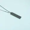 Collar con Colgante Largo de Acero Inoxidable Transfronterizo para Mujer Pareja Versátil Hecho a Mano DIY Cadena para Clavícula Accesorios de Joyería Geométricos