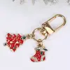 Série de Natal Transfronteiriça Europeia e Americana Conjunto de Joias Colar Pulseira Brincos Presente de Feriado Acessórios de Vestuário Pingente