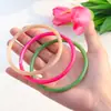 Pulsera Transfronteriza Nuevo Color Acrílico Círculo Fino Redondo Diseño Retro Pulsera Personalizada Joyería para Mujeres