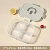 Lancheira Personalizada, Lancheira Portátil para Estudante, Pode ser Colocada no Micro-ondas, Lancheira Quantitativa para Redução de Gordura, Compartimento Crocante para Frutas
