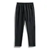 Pantalones de Seda de Hielo de Secado Rápido de Talla Grande para Hombre, Deportivos Casuales para Exteriores, Seda de Hielo de Alta Elasticidad, Transpirables, Pantalones Largos, Unisex, Corte Recto Holgado, Pantalones Deportivos