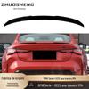 Adequado para BMW Série 4 cauda G22 mudança de porta dupla 1 para 1M4 cauda preta brilhante padrão de carbono spoiler asa